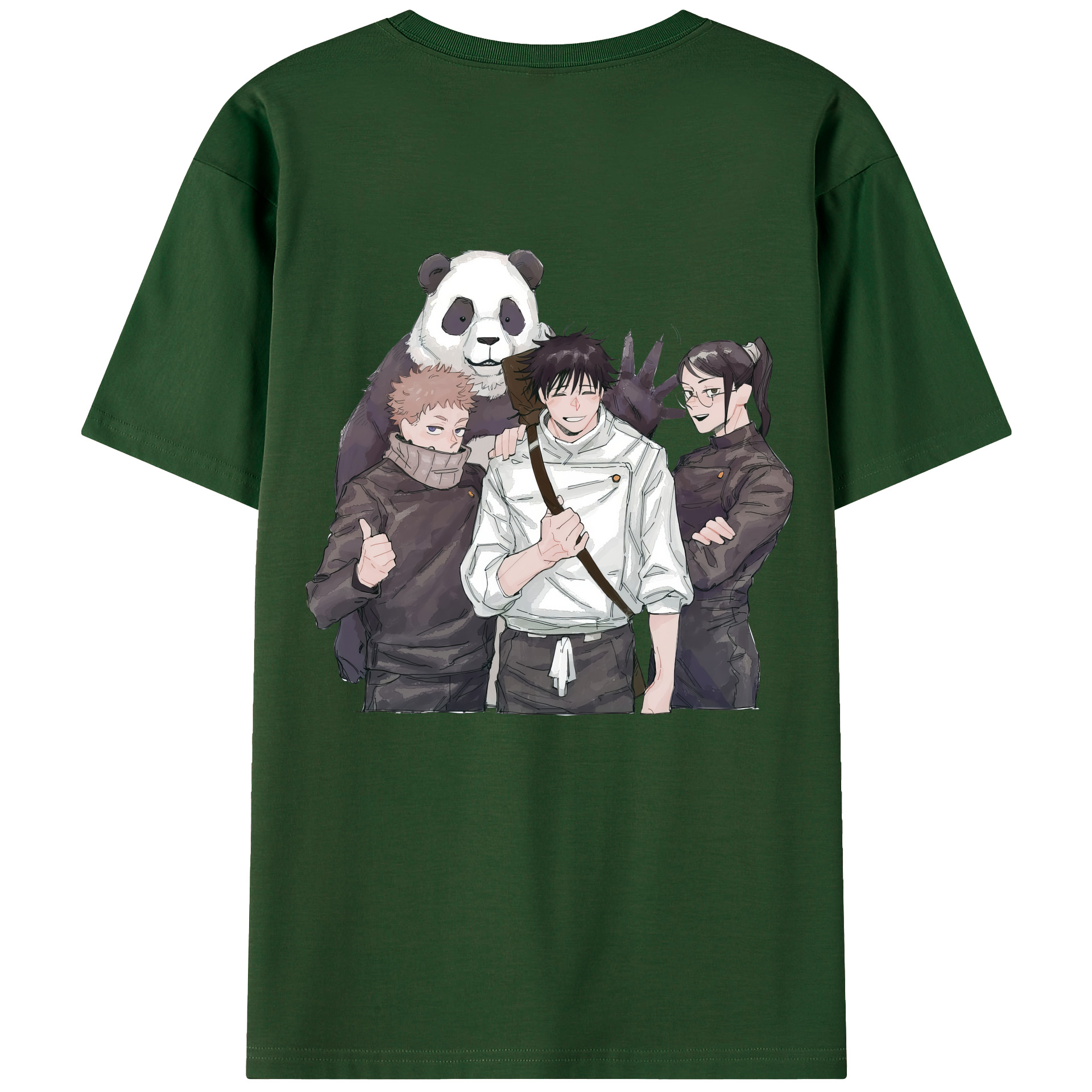 （画像用） 呪術廻戦 Jujutsu Kaisen 綿100％半袖Tシャツ（背面プリント）